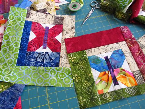 Crazy Victoriana Crazy For Quilts Butterfly Log Cabin Block