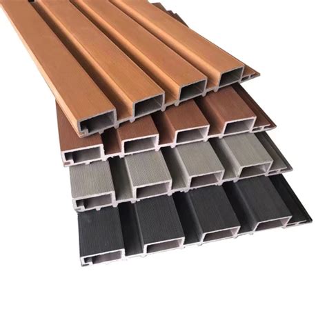 South Korea Style Beautiful Edging Wpc Interior Wall Cladding Office