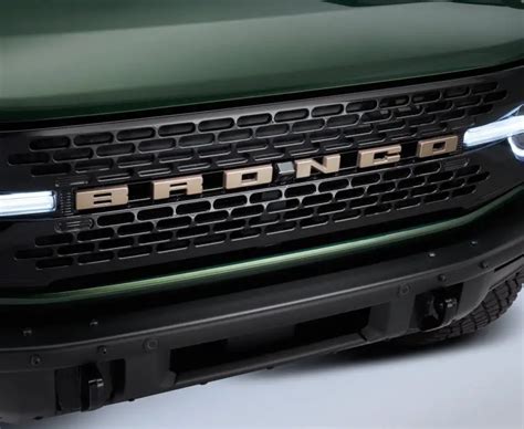 Bronze Ford Bronco Grille Lettering Overlay Kit Revealed