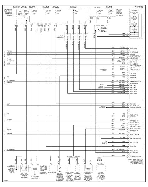 2001 Saturn L200 Wiring Diagram