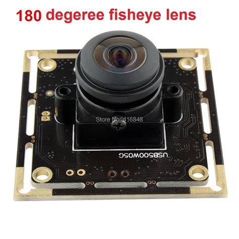 1 2 5 Aptina MI5100 Color CMOS Sensor 180 Degree Fisheye Lens 5MP