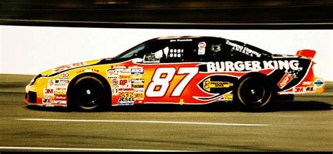 Joe Nemechek 87 Burger King Car Nascar Race Cars Nascar Photos