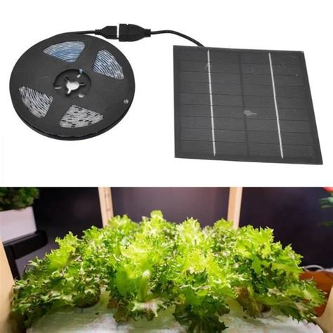 Bande Lumineuse Led Solaires Horticole Kit Culture Lampe De