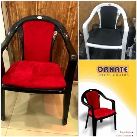 Red With Hand Rest Arms Ornate Chair For Restaurant Size Medium At