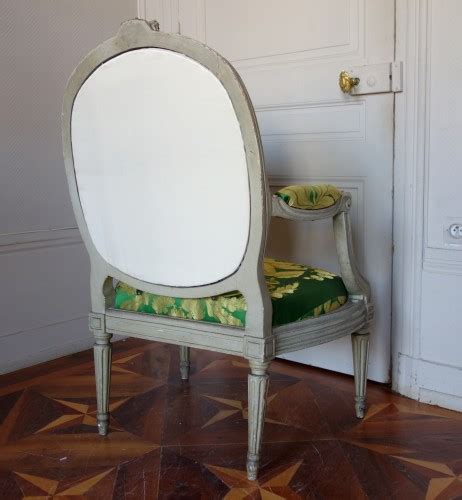 S Rie De Fauteuils Chassis D Poque Louis Xvi Estampille De Pierre