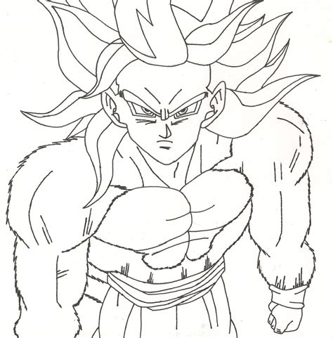 Dragon Ball Z Coloring Pages Goku Super Saiyan 5 Coloring Home