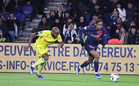 Psg Nantes Magnifique Premier But De Bradley Barcola Sous Le Maillot