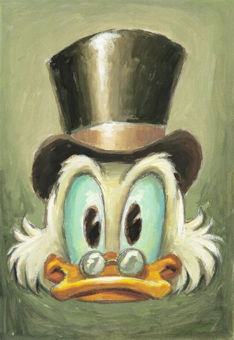 Scrooge Mcduck Portrait Original Painting Joan Vizcarra Catawiki