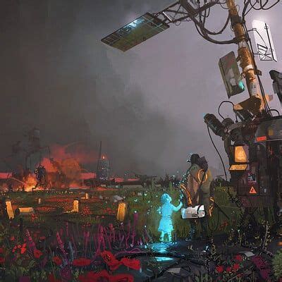 Artstation Ismail Inceoglu Environmental Art Cyberpunk Aesthetic