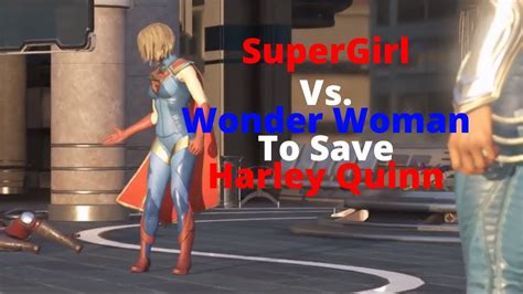 Injustice 2 Supergirl Vs Wonder Woman Youtube