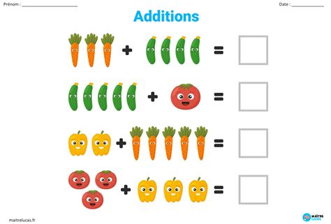 Fiches Exercices Sur Exercices D Buter Les Additions Pour Cp Ma Tre Lucas
