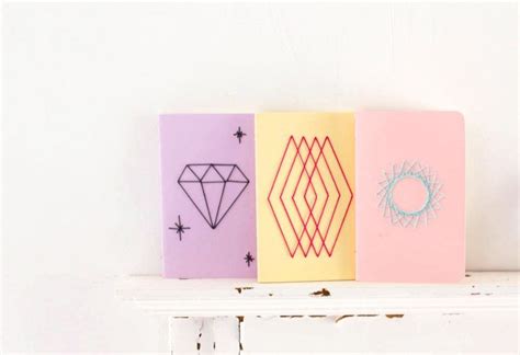 DIY les carnets brodés Vert Cerise Blog DIY Do It Yourself