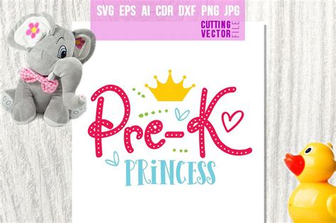 Pre K Princess Svg So Fontsy