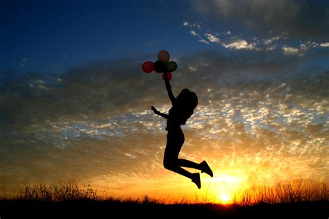 3840x2160 Wallpaper Silhouette Of Person Holding Balloon During