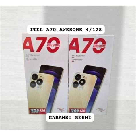 Jual ITEL A70 4 64 4 128 4 256 Garansi Resmi Shopee Indonesia