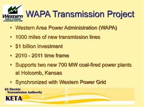 Ppt Kansas Electric Transmission Authority Keta Powerpoint