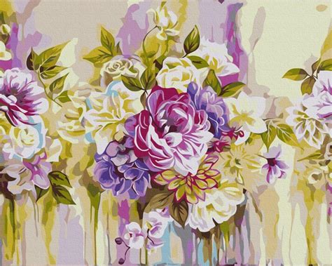 Картина по номерам 40х50 на деревянном подрамнике "пастельный натюрморт ...