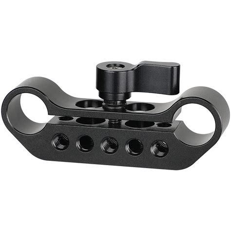 CAMVATE 15mm Dual Rod Clamp With Center Locking Knob C3050 B H