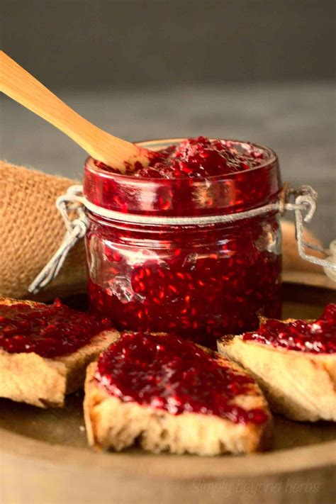 rich red raspberry preserves  pectin simplybeyondherbs