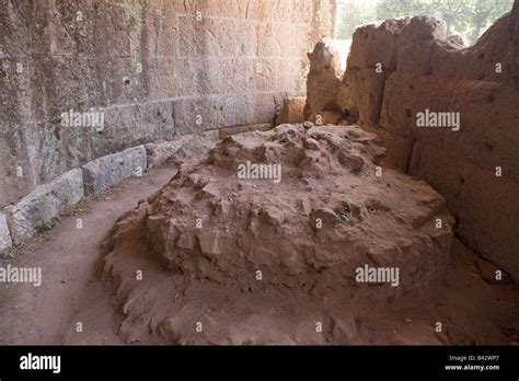 Burial Spot Of Julius Caesar Forum Rome Italy Europe Stock Photo