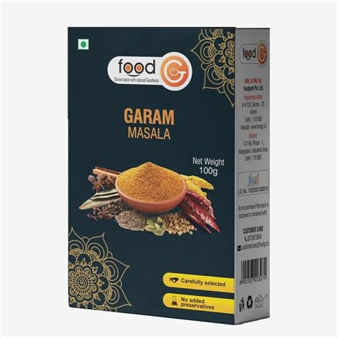 Gm Food G Garam Masala Powder At Rs Box Indian Spices In New