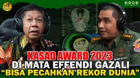 Kasad Award Di Mata Effendi Gazali Bisa Pecahkan Rekor Dunia