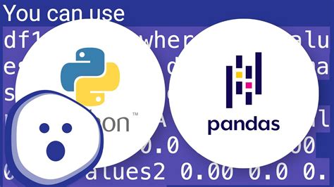 How To Make Two Dataframes One With Values And Another With Boolean