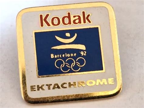 Pin S Collector Kodak Ektachrome Jeux Olympiques Barcelone Eur