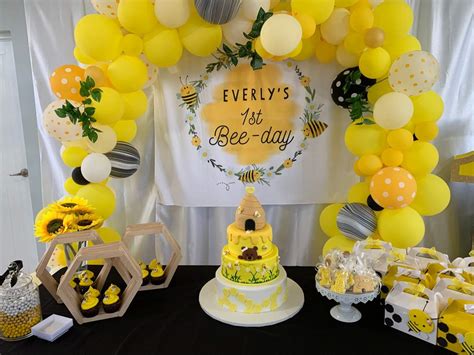 Bumble Bees Birthday 1st Bee Day Party Catch My Party