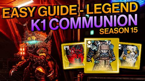 Destiny 2 Platinum K1 Communion Legend Lost Sector Guide Simple