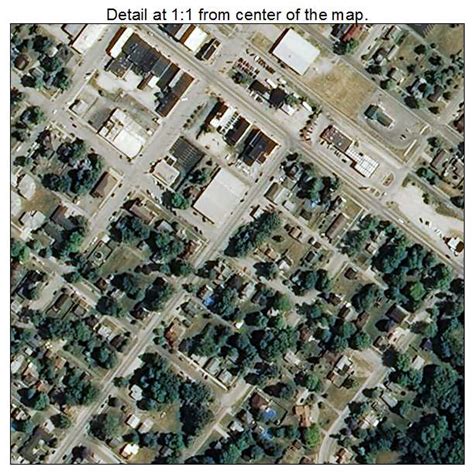 Aerial Photography Map Of Walkerton In Indiana