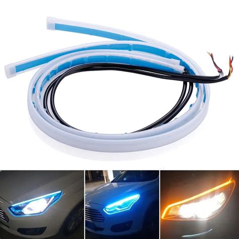 Tira De Luces Led De Circulaci N Diurna Para Faro De Coche Luces De