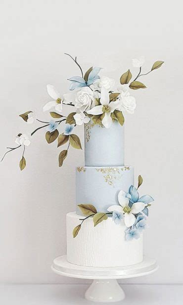 Beautiful Wedding Cakes To Suit Different Styles Light Blue