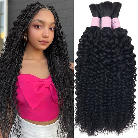 Amazon Lucasar Curly Water Bulk Human Hair For Braiding G One