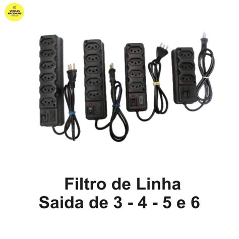 Filtro De Linha De Tomadas R Gua El Trica Tima Qualidade