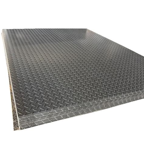 Hot Rolled Checker Steel Plate Mild Steel Checkered Plate China