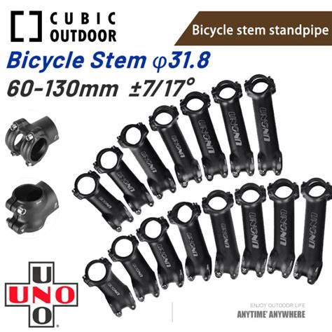 Bicycle Stem Uno Standpipe 7 Degree17 Degree Stand Gan Mtb Road Bike