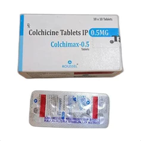 0 5mg Colchicine Tablets General Medicines At Best Price In Nalasopara