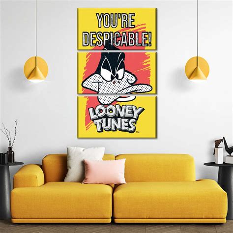 Looney Tunes Despicable Daffy Duck Wall Art In 2022 Looney Tunes