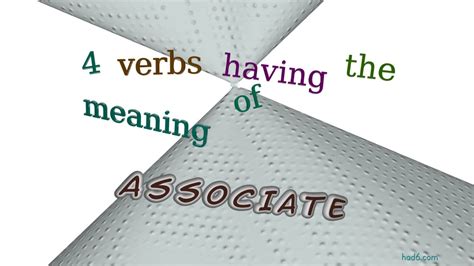 Associate 4 Verbs Which Mean Associate Sentence Examples Youtube