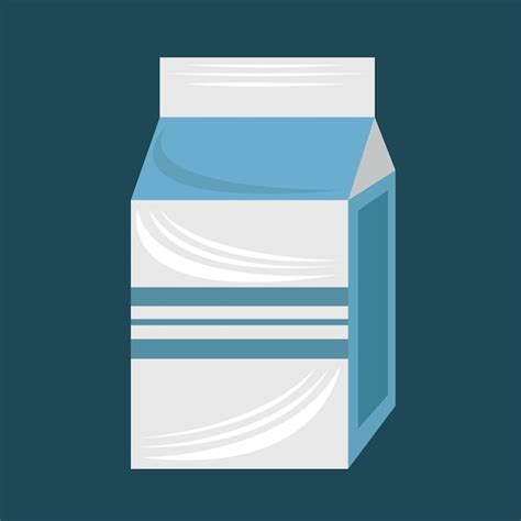 Premium Vector Carton Milk Illustration