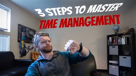 3 Steps To Master Time Management TODAY YouTube