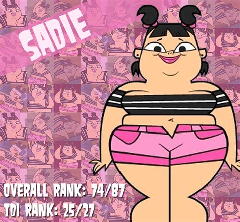 Total Drama Ranking 74 Sadie By Quickdrawdynophooey On Deviantart