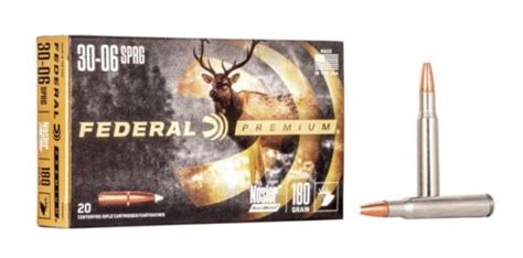 Federal Premium Vital Shok 30 06 Springfield 180 Grain Nosler Accubond