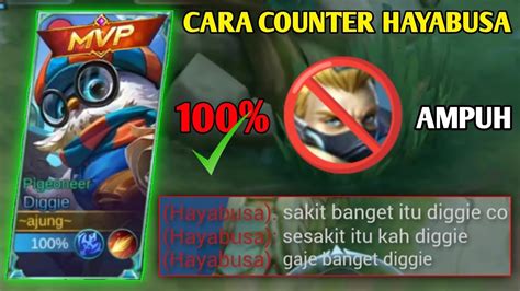 Cara Counter Hayabusa Yang Katanya Lagi Meta Bantaibuild Diggie