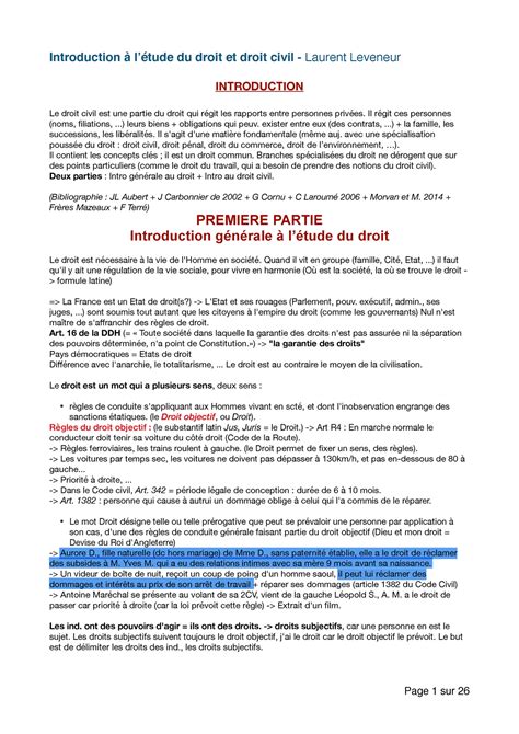 Introduction au droit de droit civil Introduction à létude du droit