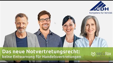 Das neue Notvertretungsrecht keine Entwarnung für Handelsvertretungen