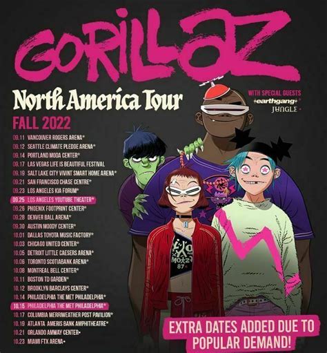 Get Ready To Rock Gorillaz Us Tour 2025 Hits The Road