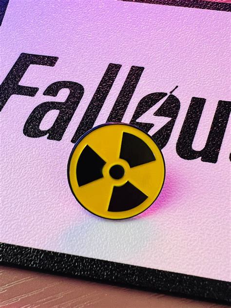 Fallout Radiation Pin Etsy