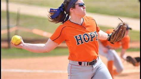 Game 1 Hope College V Olivet College Ncaa D3 Women S Softball Youtube